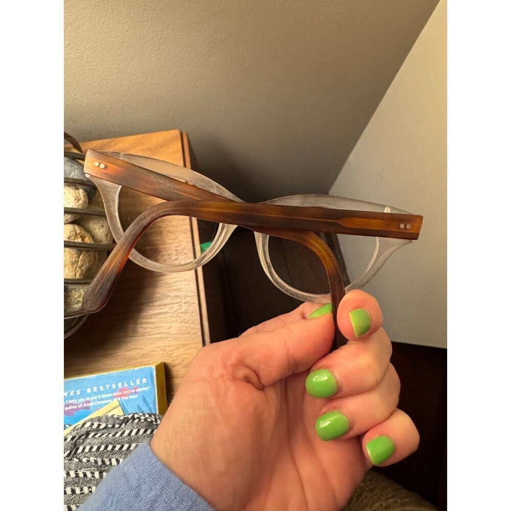 Jean Philippe Joly Pour Toi 350 Vintage Cat Eye Eyeglasses Clear Tortoise Italy - Picture 9 of 12